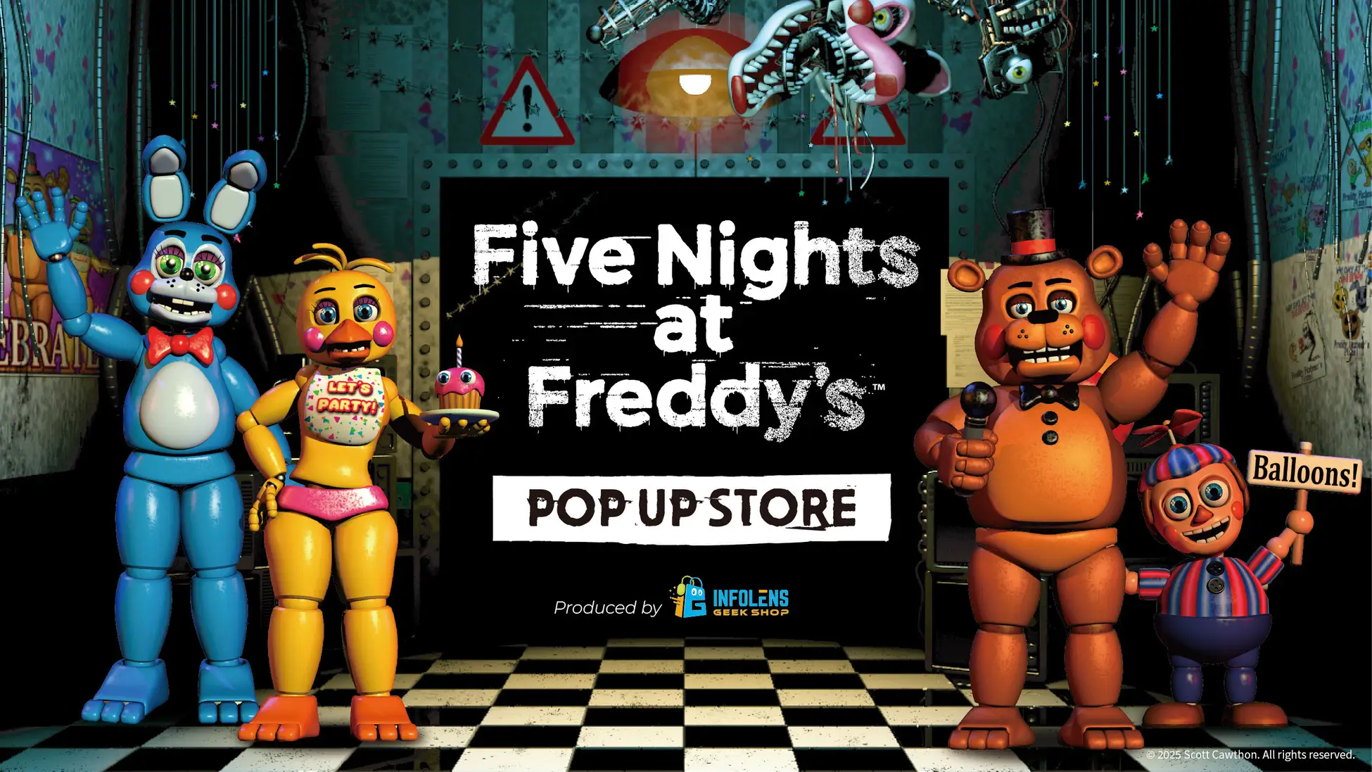 fnaf フレディーズ　映画　非売品　限定　缶バッジ fnaf 缶バッジ ファイブナイツアットフレディーズ - メルカリ